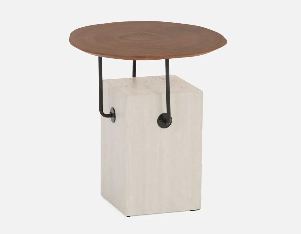 GENNY modern contemporary end table 48cm