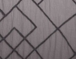 GEO set of 2 sheer curtain panels