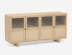 GILLIS modern farmhouse acacia wood dining table 210 cm