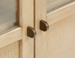 GILLIS modern farmhouse 2-folding doors sideboard