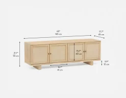 GILLIS modern farmhouse media unit