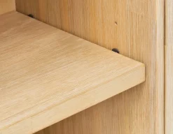 GILLIS modern farmhouse sideboard hutch