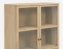 GILLIS modern farmhouse sideboard hutch