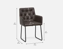 GINA dining armchair