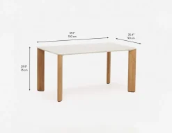 GIULIA modern contemporary dining table 150 cm