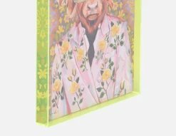 GOLDIE III acrylic shadow box art 45 x 60 cm
