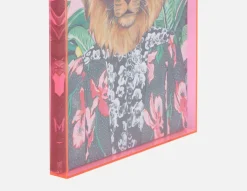 GOLDIE IV acrylic shadow box art 45 x 60 cm