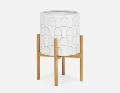 GOLDIO planter with stand 25 cm