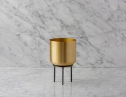 GOLDIO planter with stand 25 cm