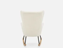 GUYAN faux shearling rocking armchair