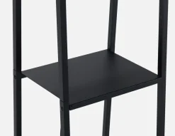 HALDEN standing lamp with 3 tier shelves