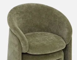 HANCHA modern accent chair with ottoman
