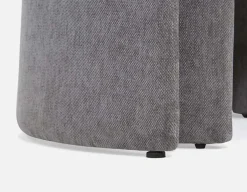 HANCHA modern accent chair with ottoman