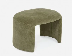 HANCHA modern accent chair with ottoman