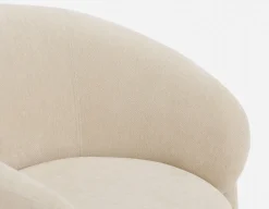 HANCHA modern accent chair with ottoman
