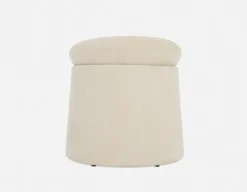 HANCHA modern accent chair with ottoman