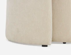 HANCHA modern accent chair with ottoman