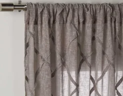 HAWTHORNE set of 2 sheer curtain panels