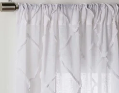 HAWTHORNE set of 2 sheer curtain panels