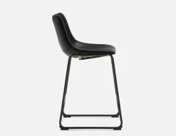 HAYDEN retro-modern counter stool with backrest 61 cm