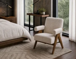HAZEL midcentury classic accent chair
