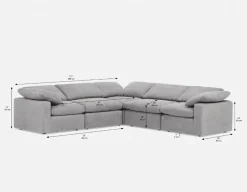 HELIO contemporary modular sectional sofa