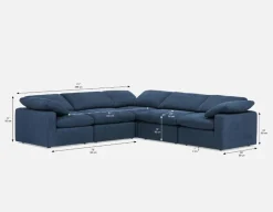 HELIO contemporary modular sectional sofa