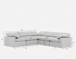 HELIO contemporary modular sectional sofa