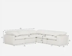 HELIO contemporary modular sectional sofa