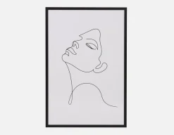 HILLA framed wall art 83 x 123cm