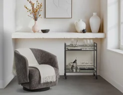 IDA swivel armchair