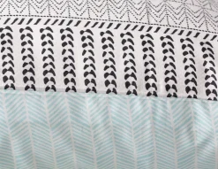 ISSA 3-piece queen duvet cover set