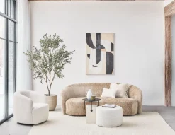 JANELLE swivel armchair