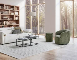 JANELLE swivel armchair