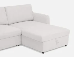 JANICE modern interchangeable storage sectional sofa-bed