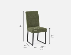 JASON industrial-modern dining chair