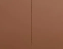 JAVIER mid-century modern 100% leather king size bed