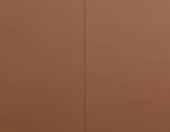 JAVIER mid-century modern 100% leather queen size bed