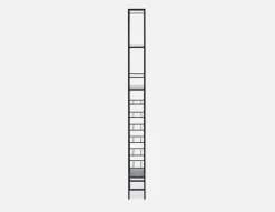 JAZZ contemporary metal wine rack 40x180cm