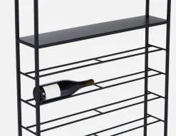 JAZZ contemporary metal wine rack 75x145 cm