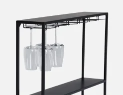JAZZ contemporary metal wine rack 75x145 cm