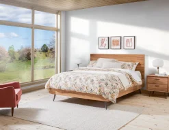 JENSON rosewood king size bed