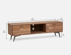 JENSON rosewood media unit