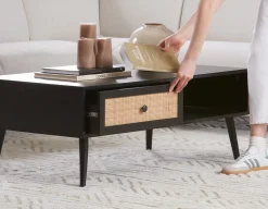JETT coffee table with storage 110 cm