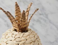 JOEY decorative straw pineapple 37 cm