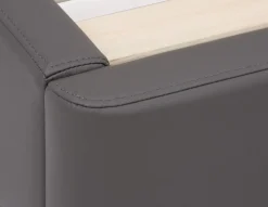 JONNAH leather king size bed
