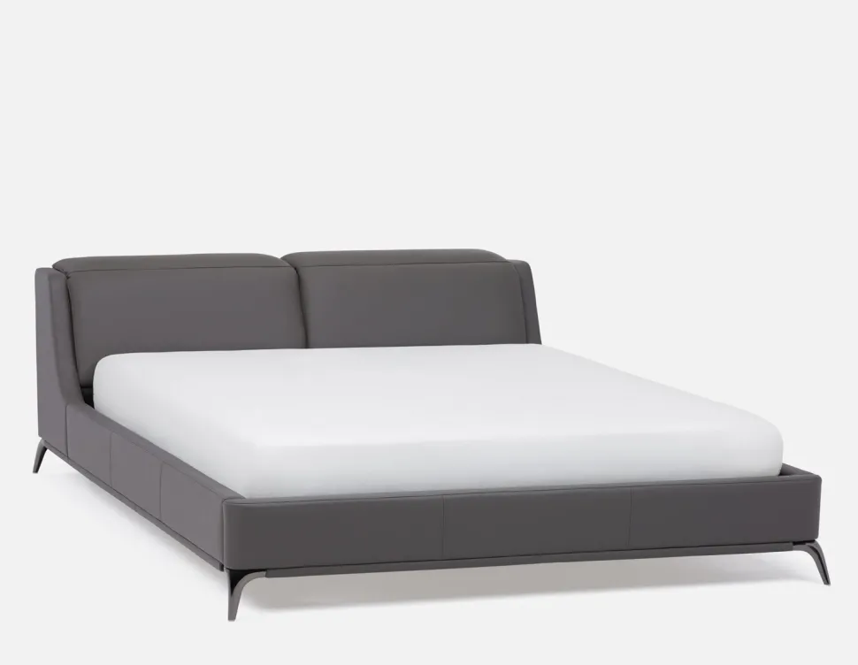 JONNAH leather king size bed