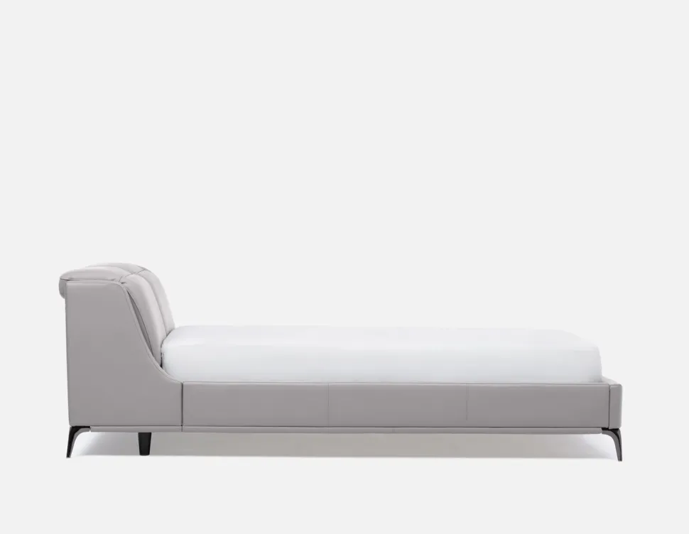 JONNAH leather king size bed