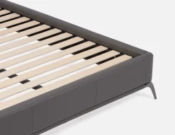 JONNAH leather king size bed