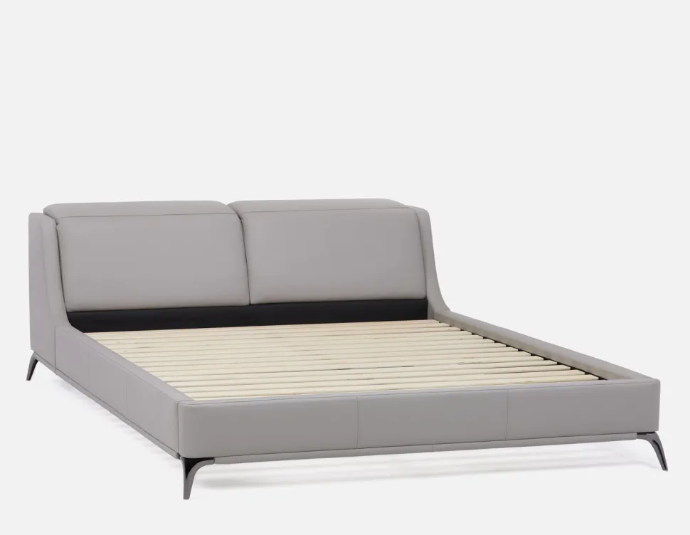 JONNAH leather king size bed